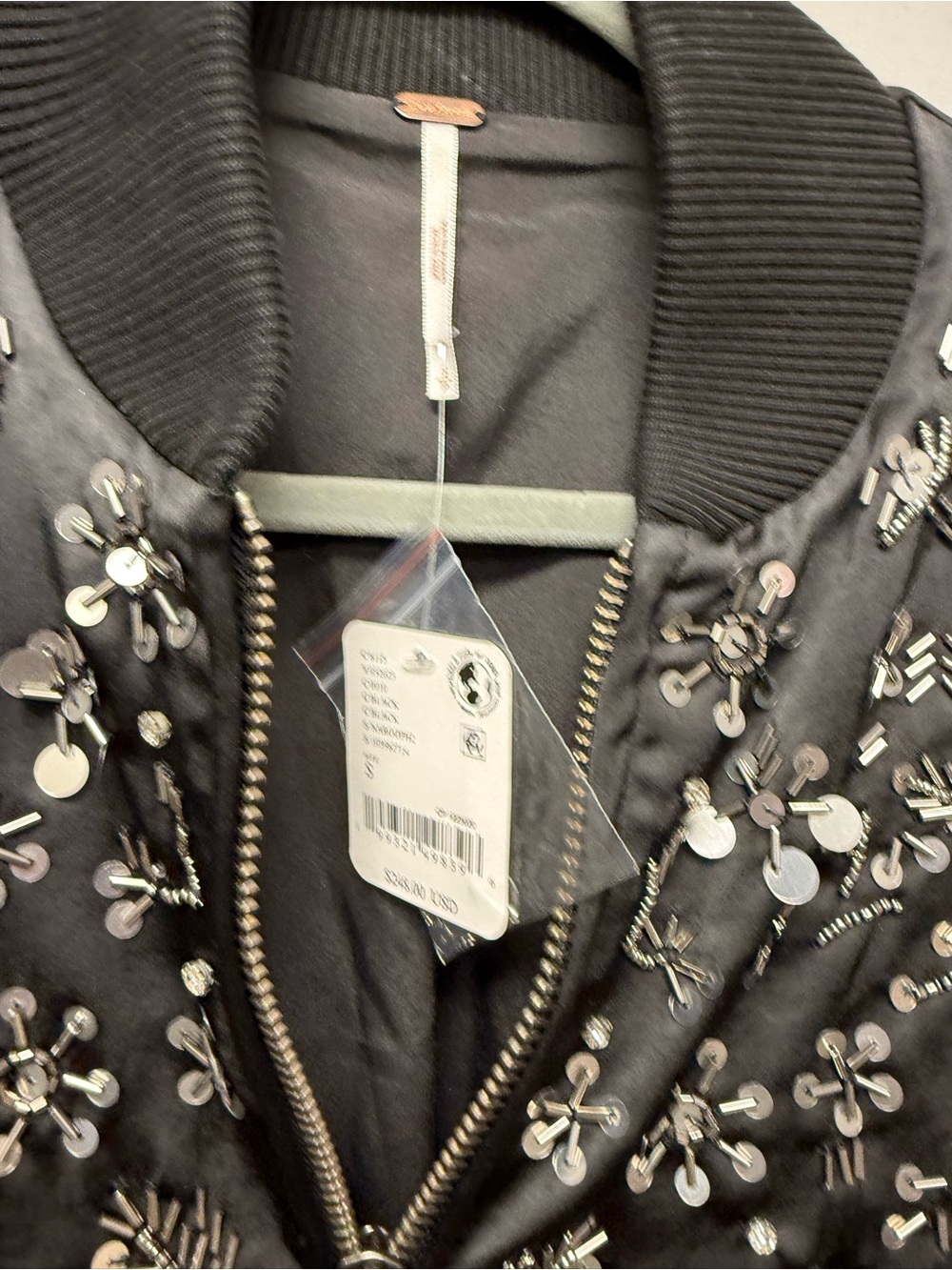 Free People Stassi Embellished Bomber - Picture 6 of 7